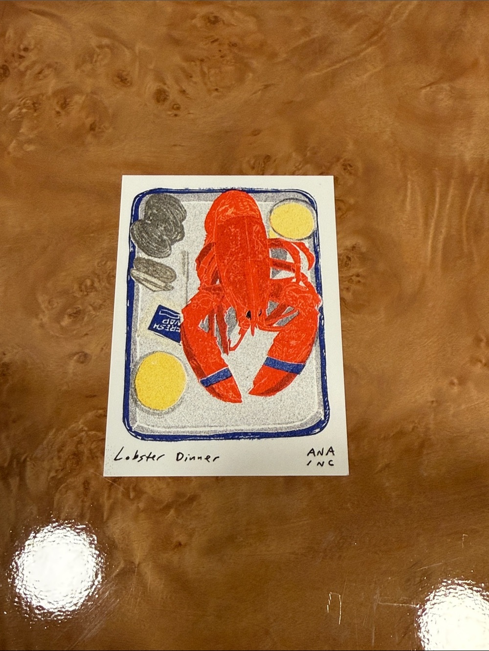 Inciardi Emporium Mini Print Maine Lobster Dinner